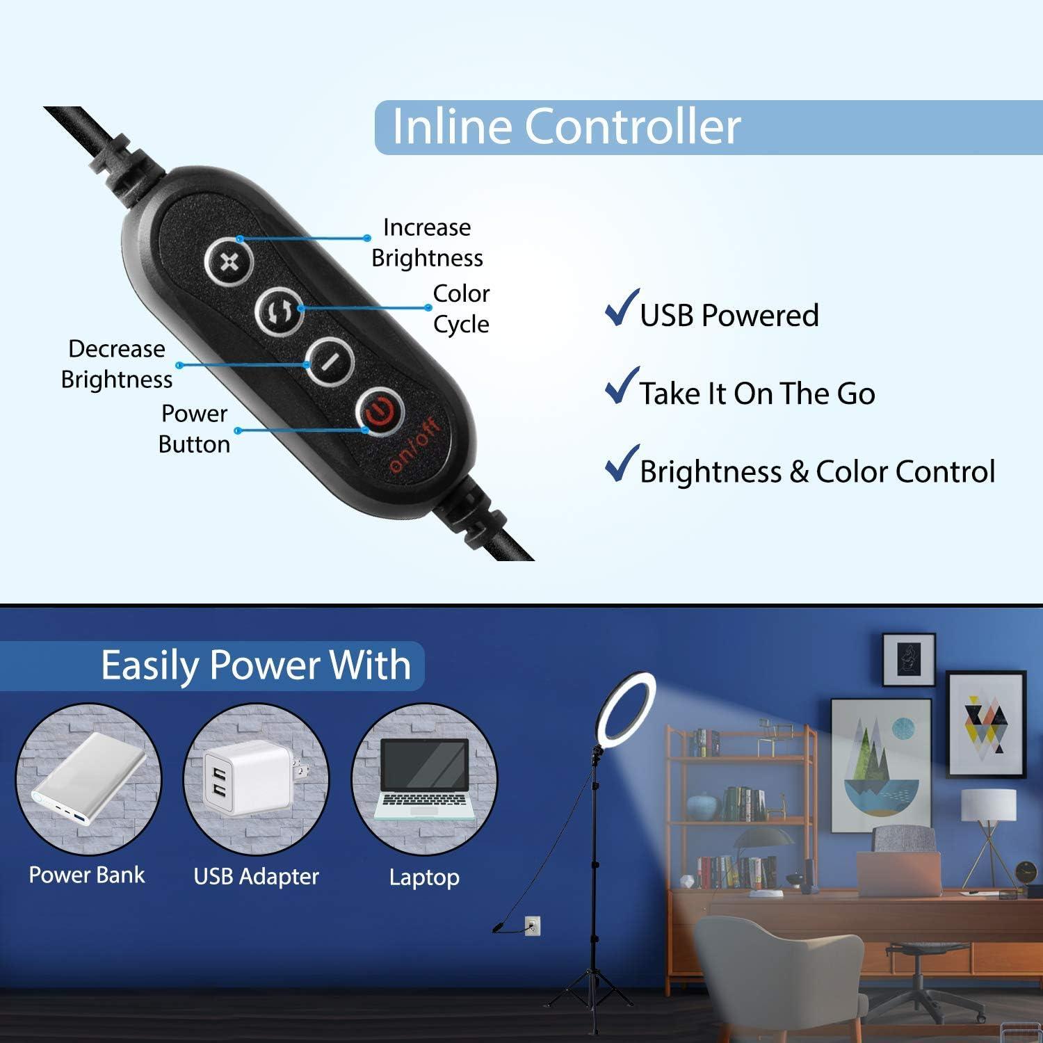 image12quot Fugetek Selfie Ring Light Kit with Tripod Stand Dimmable 3 Color Modes Cell Phone Holder Bluetooth Remote Aluminum Extendable for Live Stream TikTok Photos Makeup Black