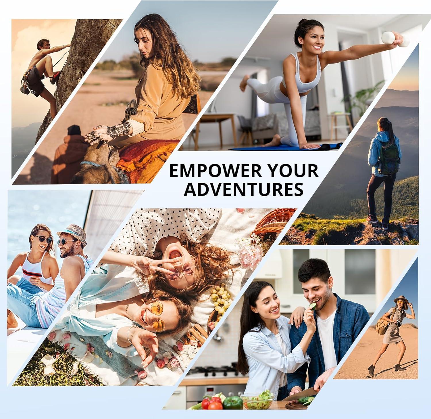 imageATUMTEK 55quot Selfie Stick Tripod Allinone Extendable Aluminum Phone Tripod with Rechargeable Bluetooth Remote for iPhone and More Fitting 477 inch Smartphones PinkBlue