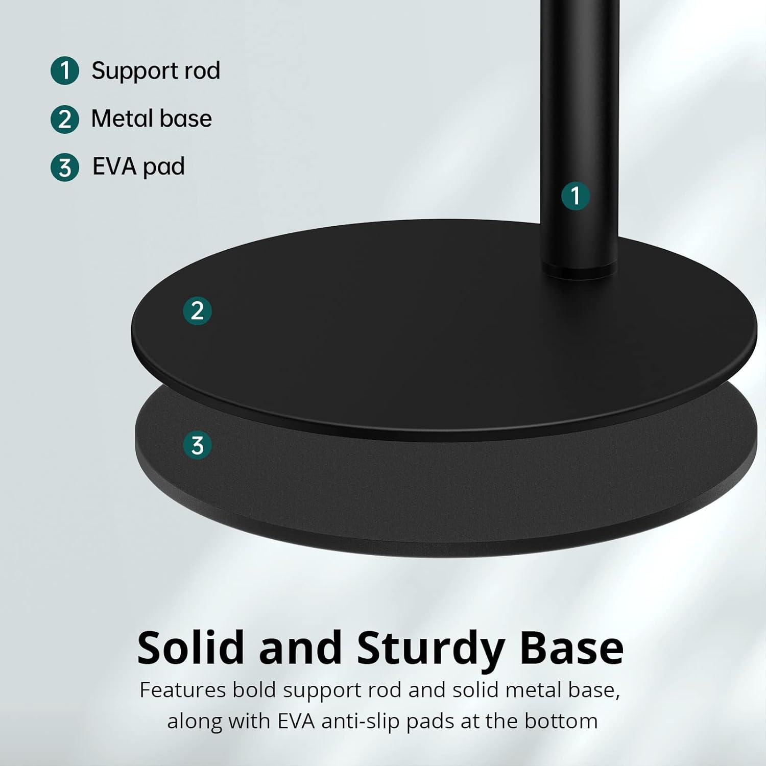 imageATUMTEK Selfie Ring Light with Desk Stand and Phone Holder 10quot Desktop LED Circle Light for Laptop Computer Ring Light for Zoom Meeting Conference Lighting Live Streaming Makeup TikTok Vlog