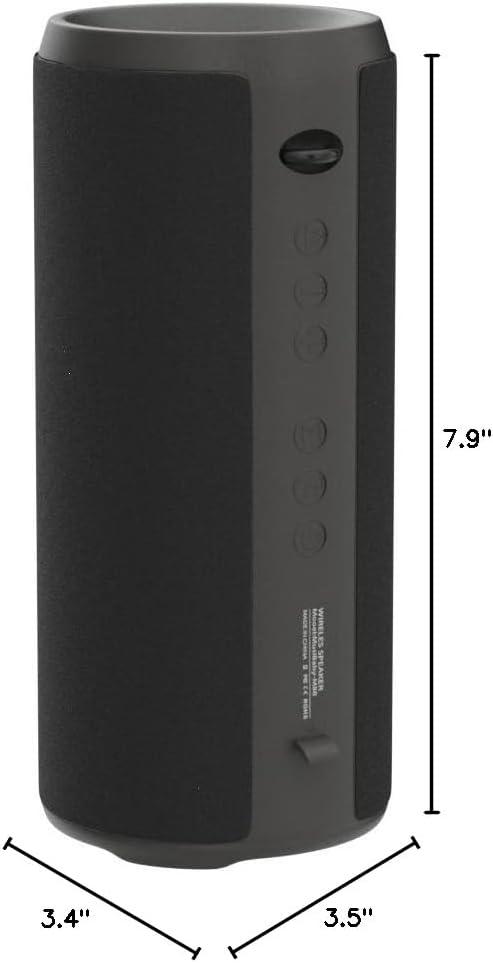 imageBluetooth Speaker IPX6 WaterproofMusibaby M88pro with Loud Stereo SoundPortable Wireless Speaker40H BatteryBluetooth 53Dual Pairing Shower Outdoor Speaker for Party Beach Gifts IdealBlackpro