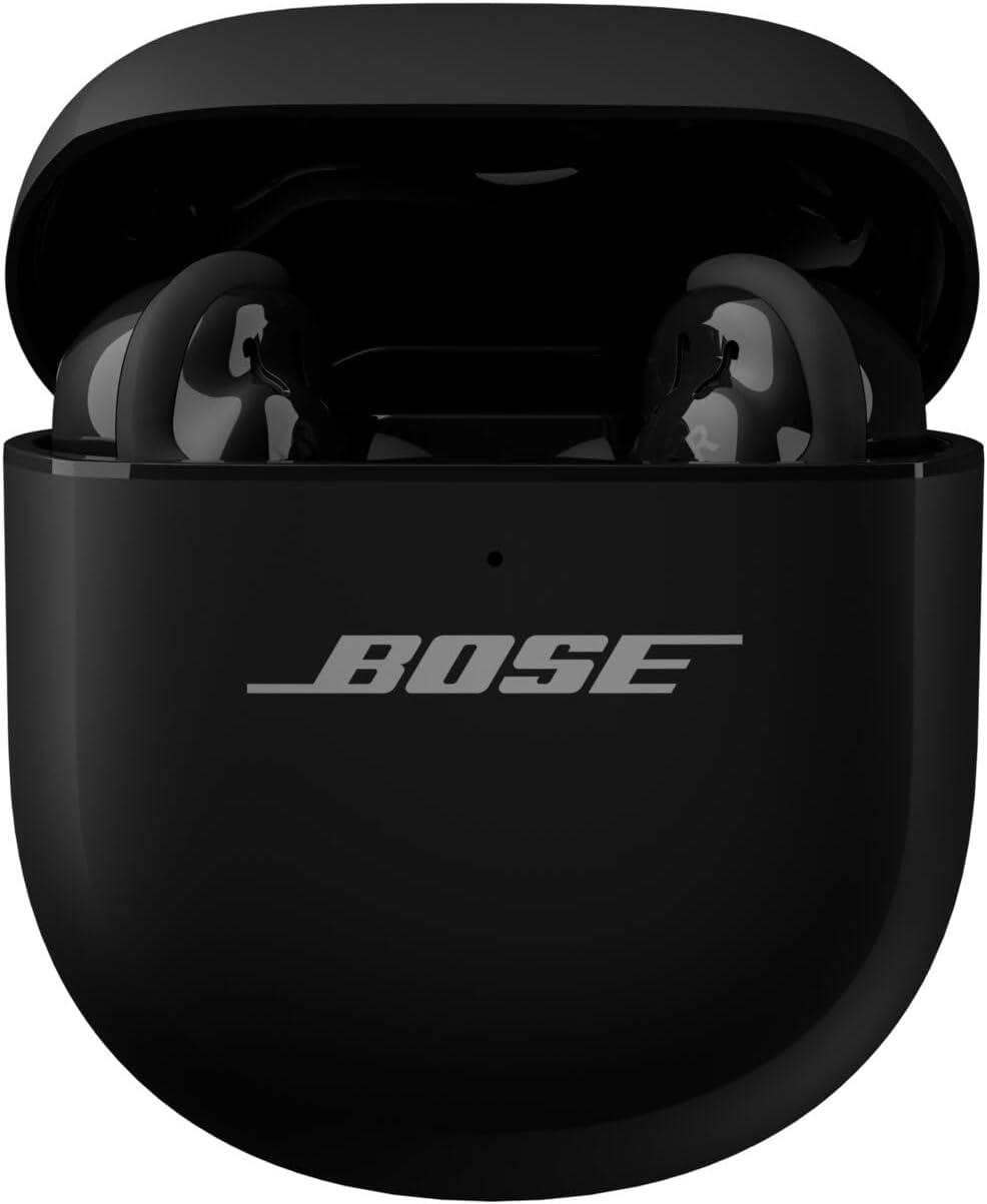 imageBose New QuietComfort Ultra Bluetooth Earbuds 2nd Gen Wireless Noise Cancelling Earbuds Up to 6 Hours Battery IPX4 Rating Immersive Audio Deep Bass BlackBlack