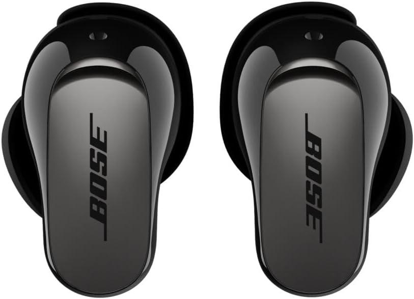 imageBose New QuietComfort Ultra Bluetooth Earbuds 2nd Gen Wireless Noise Cancelling Earbuds Up to 6 Hours Battery IPX4 Rating Immersive Audio Deep Bass BlackBlack
