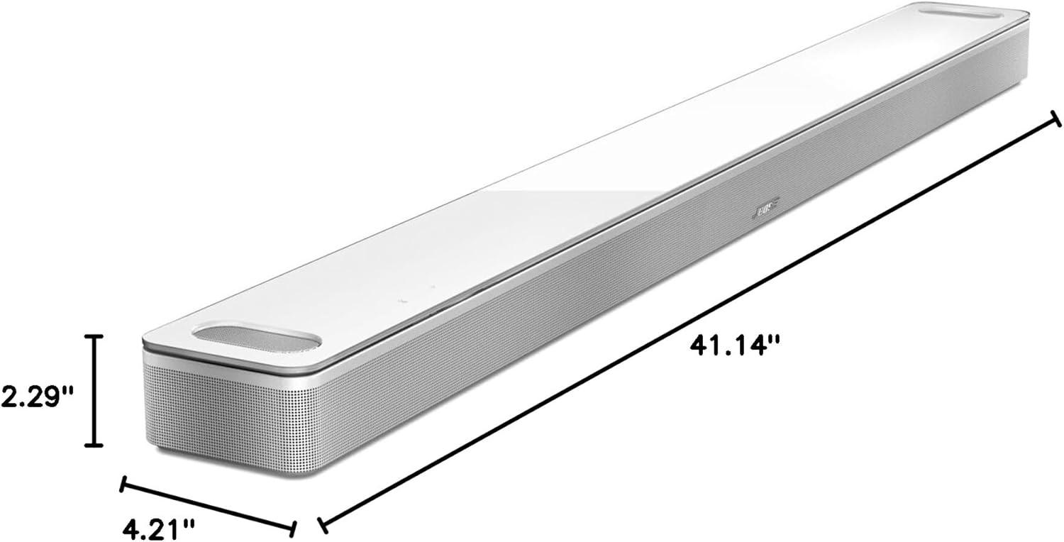 imageBose Smart Ultra Soundbar Surround Sound System for TV Dolby Atmos Soundbar for TV Plus Alexa and Google Voice Control BlackWhite