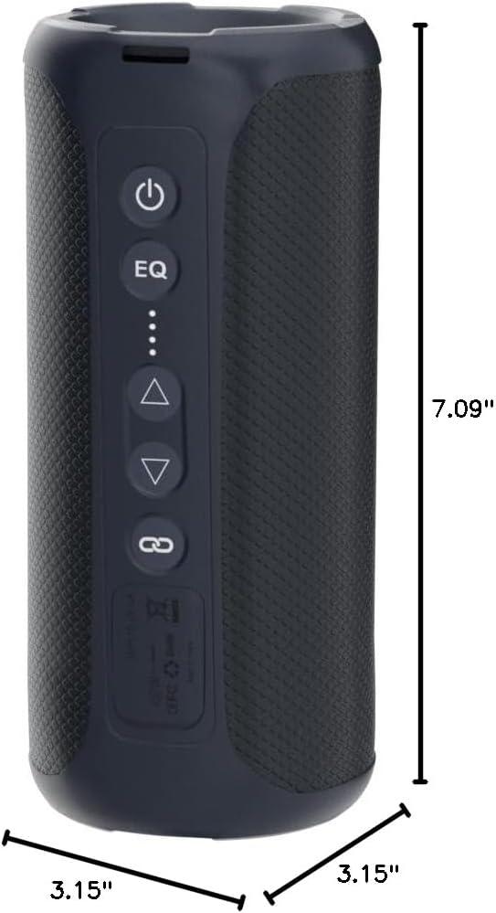 imageOrtizan Bluetooth Speaker IPX7 Waterproof Portable Speakers with HD Sound Deep Bass RGB Lights Notice X8 Pro Navy and X8 Pro Blue Cannot be paired via TWS Due to Different Bluetooth VersionsNavy