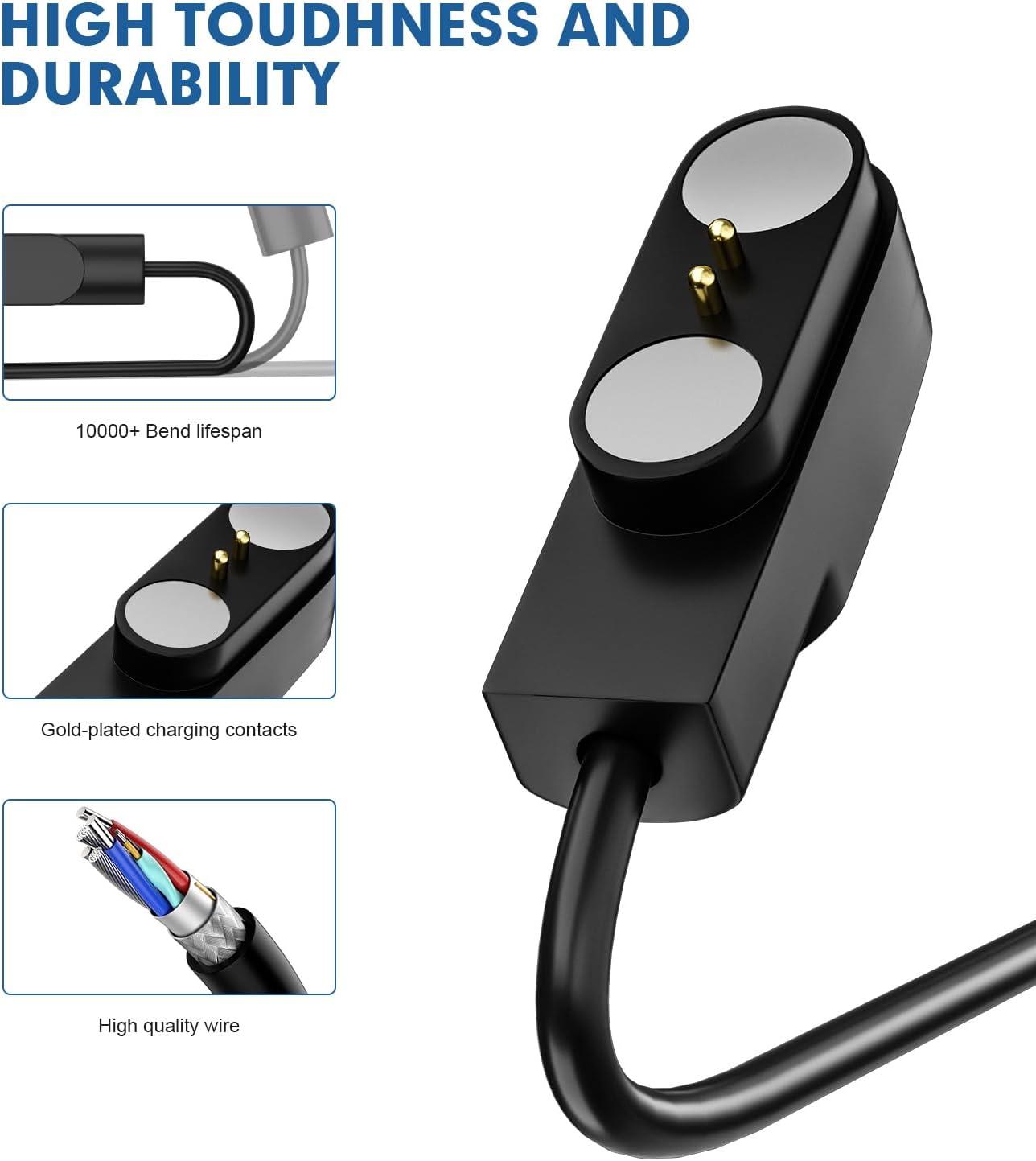 imageOrtizan I10 Open Ear Headphones with 2 Pack Magnetic Charging Cable