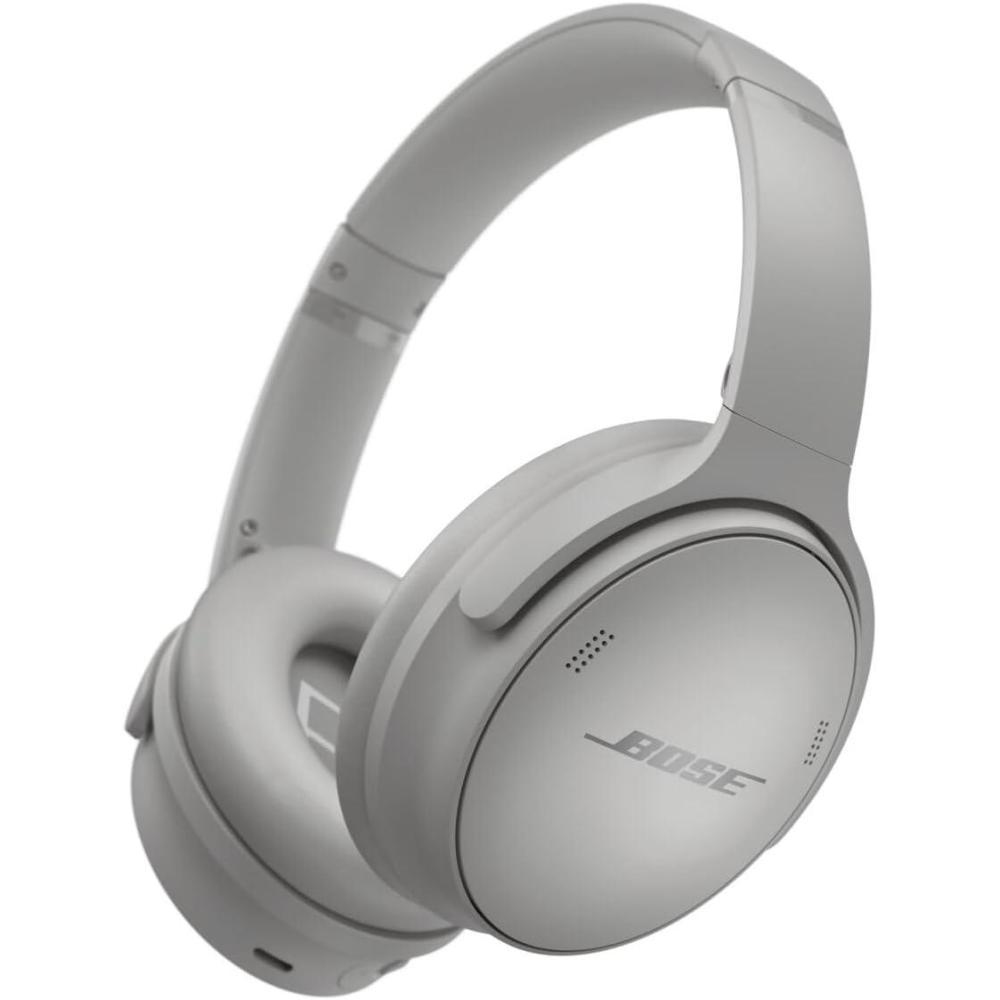 imageBose QuietComfort Bluetooth Headphones Wireless Headphones with Active Over Ear Noise Cancelling and Mic Deep Bass Up to 24 Hours of Playtime Blue Dusk  Limited Edition ColorMoonlight Grey