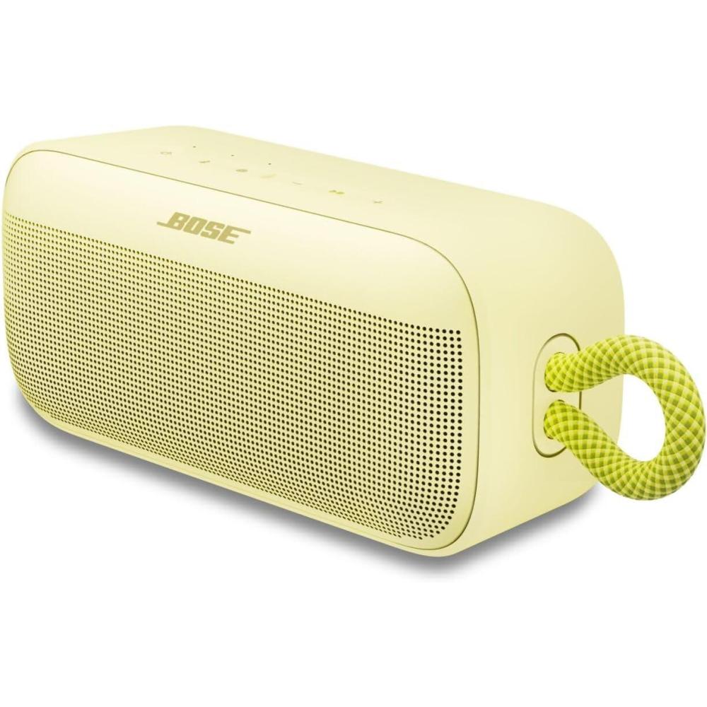 imageBose SoundLink Plus Portable Bluetooth Speaker Wireless Outdoor Speaker Up to 20 Hours Battery Life Waterproof and Dustproof Citrus Yellow  Limited Edition ColorCitrus Yellow