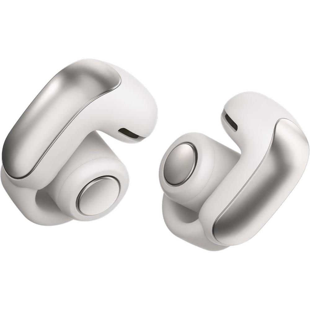 imageBose Ultra Open Bluetooth Earbuds True Wireless Earbuds with OpenAudio for Awareness Clip On Design for Comfort Immersive Audio Up to 48 Hrs of Playtime Desert Gold  Limited Edition ColorWhite Smoke