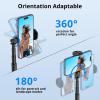 ATUMTEK 51″ Selfie Stick Tripod, All in One Extendable Phone Tripod Stand with Bluetooth Remote 360° Rotation for iPhone and Android Phone Selfies, Video Recording, Vlogging, Live Streaming, White(Black)