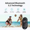 ATUMTEK Camera Remote Shutter for iPhone and Android Smartphones (2 Pack), Wireless Phone Remote Control Selfie Button for Photos and Videos (Bluetooth 5.2), Wrist Strap Included, Black(Black Stylish)