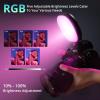 ATUMTEK RGB Video Light, Portable LED Camera Light, Live Streaming Video Lamp CRI 95+ 2900-6700K LED DSLR Lighting with Cold Shoe Mounts and Clamp for Photography, Vlogging, Video Conference etc(RGB)