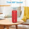 Bluetooth Speaker IPX6 Waterproof.Musibaby M88pro with Loud Stereo Sound,Portable Wireless Speaker,40H Battery,Bluetooth 5.3,Dual Pairing, Shower Outdoor Speaker for Party, Beach, Gifts Ideal.(Red)