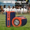 Bluetooth Speaker,MusiBaby Speakers Bluetooth Wireless,Waterproof,Outdoor,Portable Speaker with Stereo Sound,Booming Bass,Dual Pairing,Bluetooth 5.3,24H Play,Speaker for Home,Party,Travel,Gifts-Orange(OrangeBlue)