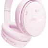 Bose QuietComfort Bluetooth Headphones, Wireless Headphones with Active Over Ear Noise Cancelling and Mic, Deep Bass, Up to 24 Hours of Playtime, Blue Dusk – Limited Edition Color(Petal Pink)