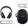 Bose QuietComfort Ultra Bluetooth Headphones, Wireless Headphones with Spatial Audio, Over Ear Noise Cancelling with Mic, Up to 24 Hours of Playtime, Deep Plum – Limited Edition Color(Black)