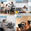 Fugetek 12″ LED Selfie Ring Light with Desktop Phone Tripod, Compatible with iPhone & Android, 3 Color Modes, Premium Adjustable Camera Stand, Flexible Legs, Wireless Bluetooth Remote, USB Powered