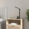 Fugetek LED Desk Office Lamp with Wireless Charger & USB Charging Port, Touch Control, 5 Lighting Modes, 30/60 Min Auto Timer, Eye-Caring, Dimmer, Black