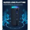 Ortizan Bluetooth Speaker, IPX7 Waterproof, Portable Speakers with HD Sound, Deep Bass, RGB Lights (Notice: X8 Pro Navy and X8 Pro Blue Cannot be paired via TWS Due to Different Bluetooth Versions)(Navy)