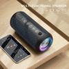 Ortizan Portable Bluetooth Speaker, IPX7 Waterproof Wireless Speaker with 24W Loud Stereo Sound, Outdoor Speakers with Bluetooth 5.0, 30H Playtime,66ft Bluetooth Range, Dual Pairing for Home(Navy)