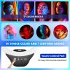 Sensyne 10” Ring Light with 50” Extendable Tripod Stand, LED Circle Lights with Phone Holder for Live Stream/Makeup/YouTube Video/TikTok, Compatible with All Phones(RGB)