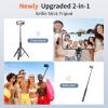 Sensyne 62” Magstick Selfie Stick Tripod, All-in-One Phone Tripod with Magnetic Phone Holder and Detachable Wireless Remote, Compatible with MagSafe, All Cell Phones(62-inch)