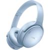 Bose QuietComfort Bluetooth Headphones, Wireless Headphones with Active Over Ear Noise Cancelling and Mic, Deep Bass, Up to 24 Hours of Playtime, Blue Dusk – Limited Edition Color(Moonstone Blue)