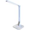 Fugetek LED Desk Office Lamp, Exclusive: 27 Eye-Caring Recessed LEDs, 5-Level Brightness, 4-Lighting Modes, USB Charging Port, 14W, Touch Control Panel, Dimmer, 1-Hour Auto Timer, 5V/1A, (White)