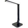 Fugetek LED Desk Office Lamp, Exclusive: 27 Eye-Caring Recessed LEDs, 5-Level Brightness, 4-Lighting Modes, USB Charging Port, 14W, Touch Control Panel, Dimmer, 1-Hour Auto Timer, 5V/1A, (Black)