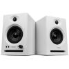 Ortizan C7 Dual-Mode 2.0 Studio Monitors, Active Monitor Speakers for Near Field Music Production, Bluetooth 5.3 Wireless Computer PC Monitor Gaming Bookshelf Speakers(Pair, White)(White)