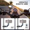 ATUMTEK Super Camera Clamp Mount with 1/4″ and 3/8″ Threads, Dual Ballhead Magic Arm 360° Ball Head Grip, Phone/Action Camera Mount Adapter for Canon Nikon DSLR Camera, GoPro/Insta360/INSTAX/DJI