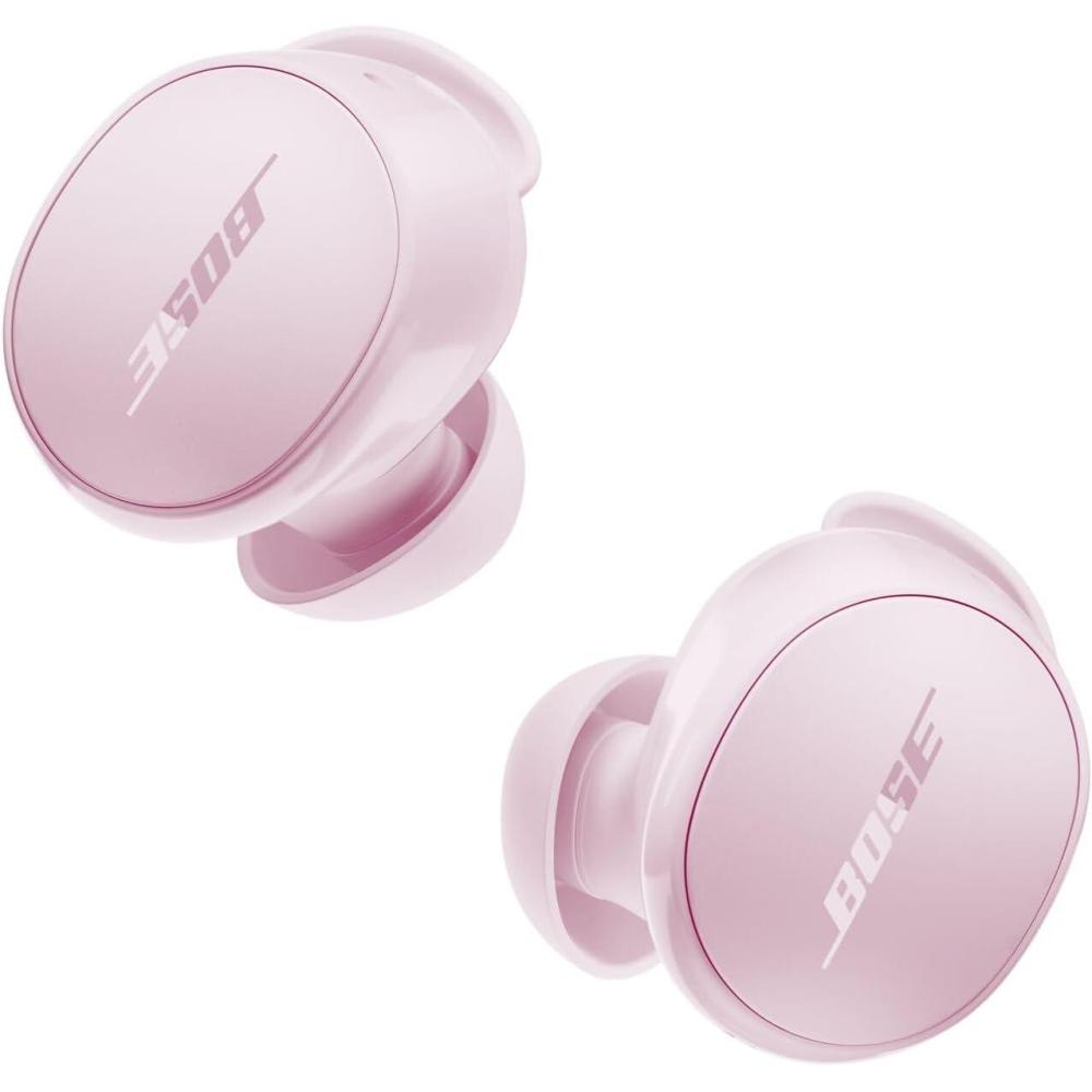 image:imageBose QuietComfort Earbuds  True Wireless Bluetooth Earbuds with Active Noise Cancellation and Mic USBC Charging IPX4 Rating Up to 85 Hours of Playtime Ice Blue  Limited Edition ColorPetal Pink