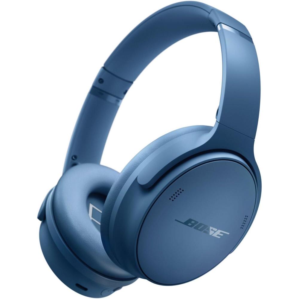 image:imageBose QuietComfort Headphones  Wireless Bluetooth Headphones Active Over Ear Noise Cancelling and Mic USBC Charging Deep Bass Up to 24 Hours of Playtime Ice Blue  Limited Edition ColorBlue Dusk