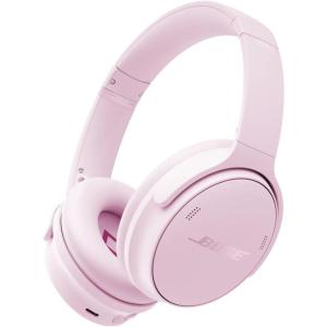 Bose QuietComfort Headphones – Wireless Bluetooth Headphones, Active Over Ear Noise Cancelling and Mic, USB-C Charging, Deep Bass, Up to 24 Hours of Playtime, Ice Blue – Limited Edition Color(Petal Pink)