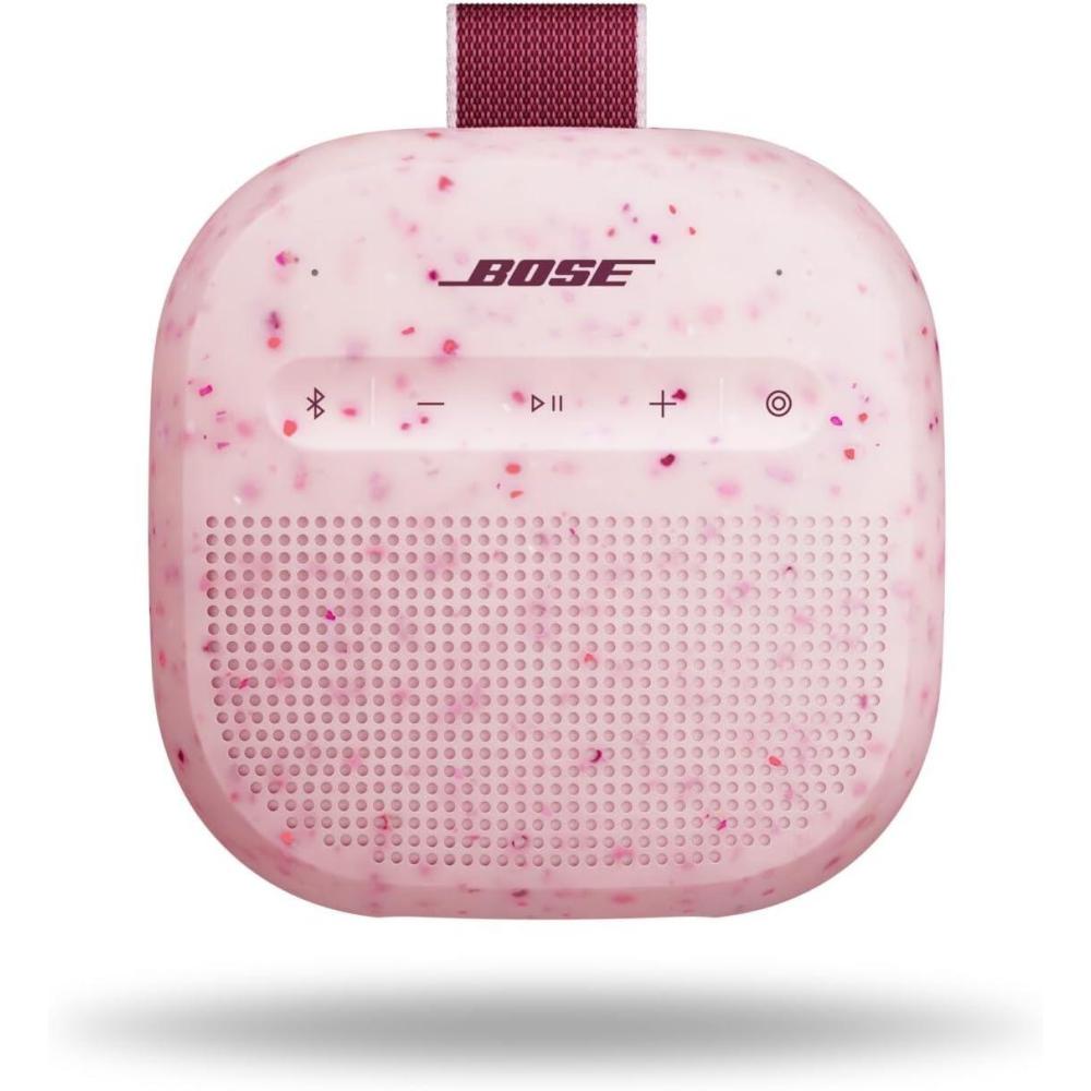 image:imageBose New SoundLink Micro Portable Bluetooth Speaker 2nd Gen Wireless Outdoor Speaker Up to 12 Hours Battery Life Waterproof and Dustproof Petal Pink  Limited Edition ColorPetal Pink