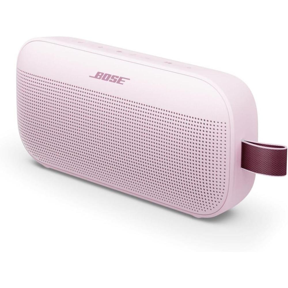 image:imageBose SoundLink Flex Bluetooth Speaker 2nd Gen  Portable Outdoor Speaker with HiFi Audio Waterproof and Dustproof USBC Up to 12 Hours Battery Life Fog Grey  Limited Edition ColorPetal Pink