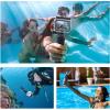 ATUMTEK Floating Hand Grip for GoPro, Waterproof Handle Mount Underwater Hand Stick Monopod Pole Compatible with GoPro Hero 13 12, 11, 10, 9, 8, 7, 6, DJI Osmo, AKASO, SJCAM Action Camera, Orange