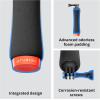 ATUMTEK Floating Hand Grip for GoPro, Waterproof Handle Mount Underwater Hand Stick Monopod Pole Compatible with GoPro Hero 13 12, 11, 10, 9, 8, 7, 6, DJI Osmo, AKASO, SJCAM Action Camera, Orange