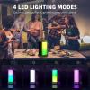 Ortizan Outdoor Speaker, Bluetooth Speaker with Lights, 50W Stereo Sound, IPX5 Waterproof, 24H Playtime, Sync up to 100 Wireless Speakers, Portable for Outdoors/Patio/Porch, Tech Gadgets, Gift for Men