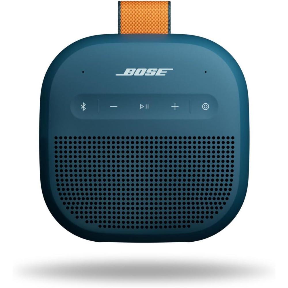 image:imageBose SoundLink Micro Portable Bluetooth Speaker 2nd Gen Wireless Outdoor Speaker Up to 12 Hours Battery Life Waterproof and Dustproof Sunset Peach  Limited Edition ColorTwilight Blue