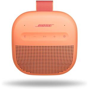 Bose SoundLink Micro Portable Bluetooth Speaker (2nd Gen), Wireless Outdoor Speaker, Up to 12 Hours Battery Life, Waterproof and Dustproof, Sunset Peach – Limited Edition Color(Sunset Peach)