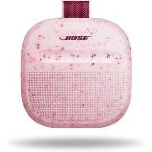 Bose SoundLink Micro Portable Bluetooth Speaker (2nd Gen), Wireless Outdoor Speaker, Up to 12 Hours Battery Life, Waterproof and Dustproof, Sunset Peach – Limited Edition Color(Petal Pink)