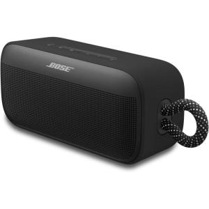 Bose SoundLink Plus Portable Bluetooth Speaker, Wireless Outdoor Speaker, Up to 20 Hours Battery Life, Waterproof and Dustproof, Sunset Peach – Limited Edition Color(Black)